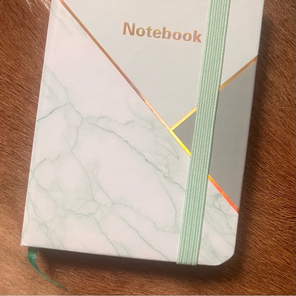 🍭 3/$10 mint green & white marble tiny lined notebook - Picture 9 of 14